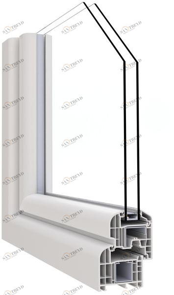 ALPHACAN Огнестойкое окно из ПВХ с двойным остеклением sun-id-1372507