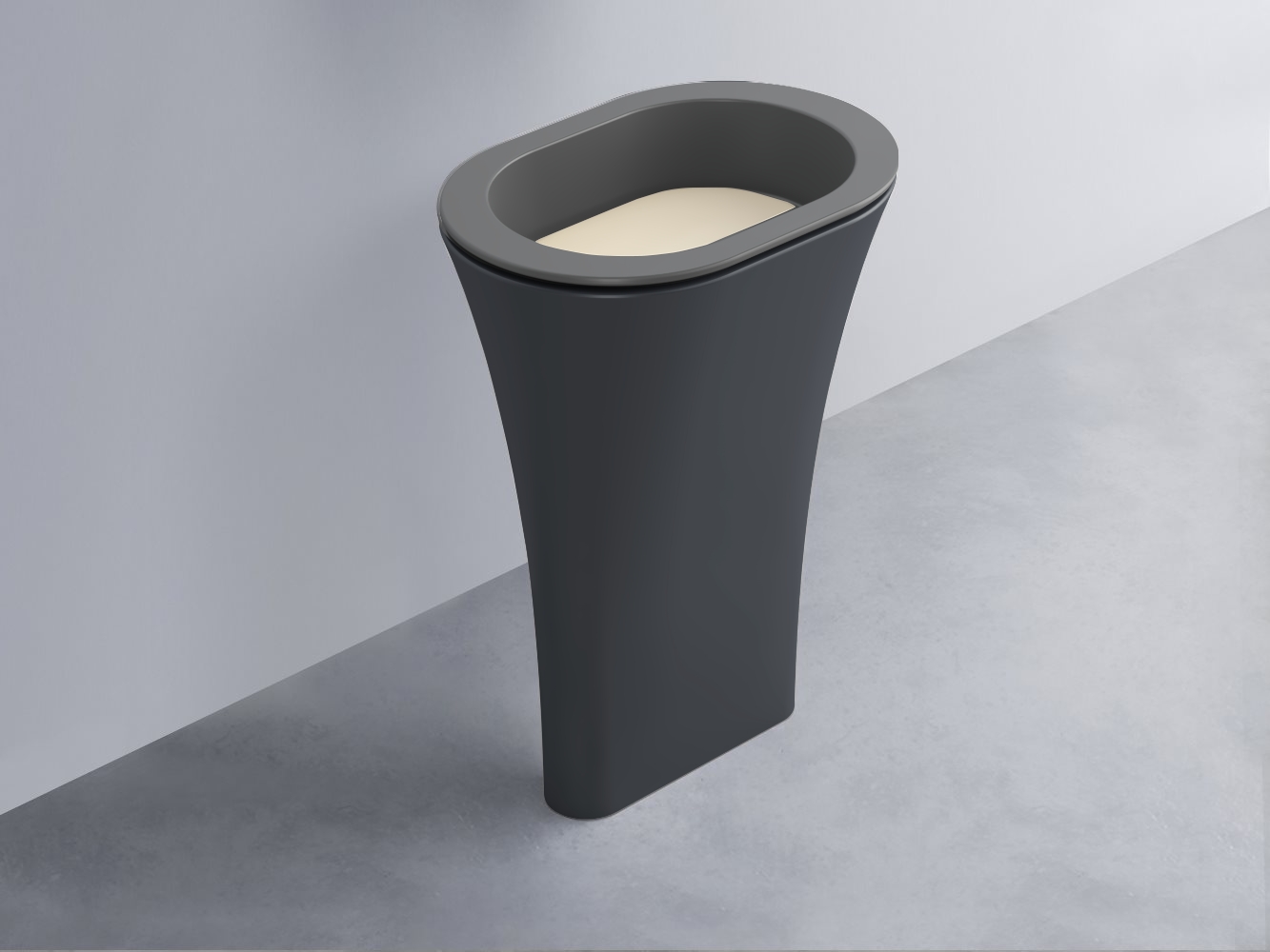 AMLA65-CM+AMPILO-LN+AMCOLO-BA Раковина Amedeo Ovale отдельностоящая cielo Enjoy + Amedeo Ceramica Cielo