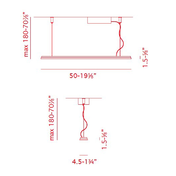 Подвесной светильник SP LEDGE Chrome от Axo Light AXO LIGHT ДИЗАЙНЕРСКИЕ 243090 Стальной  - Вид №2