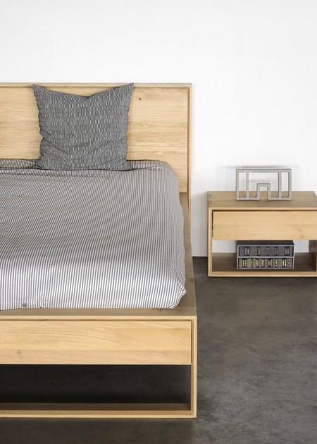 Ethnicraft Двуспальная кровать из дуба Oak nordic sun-id-1412335 - Вид №5