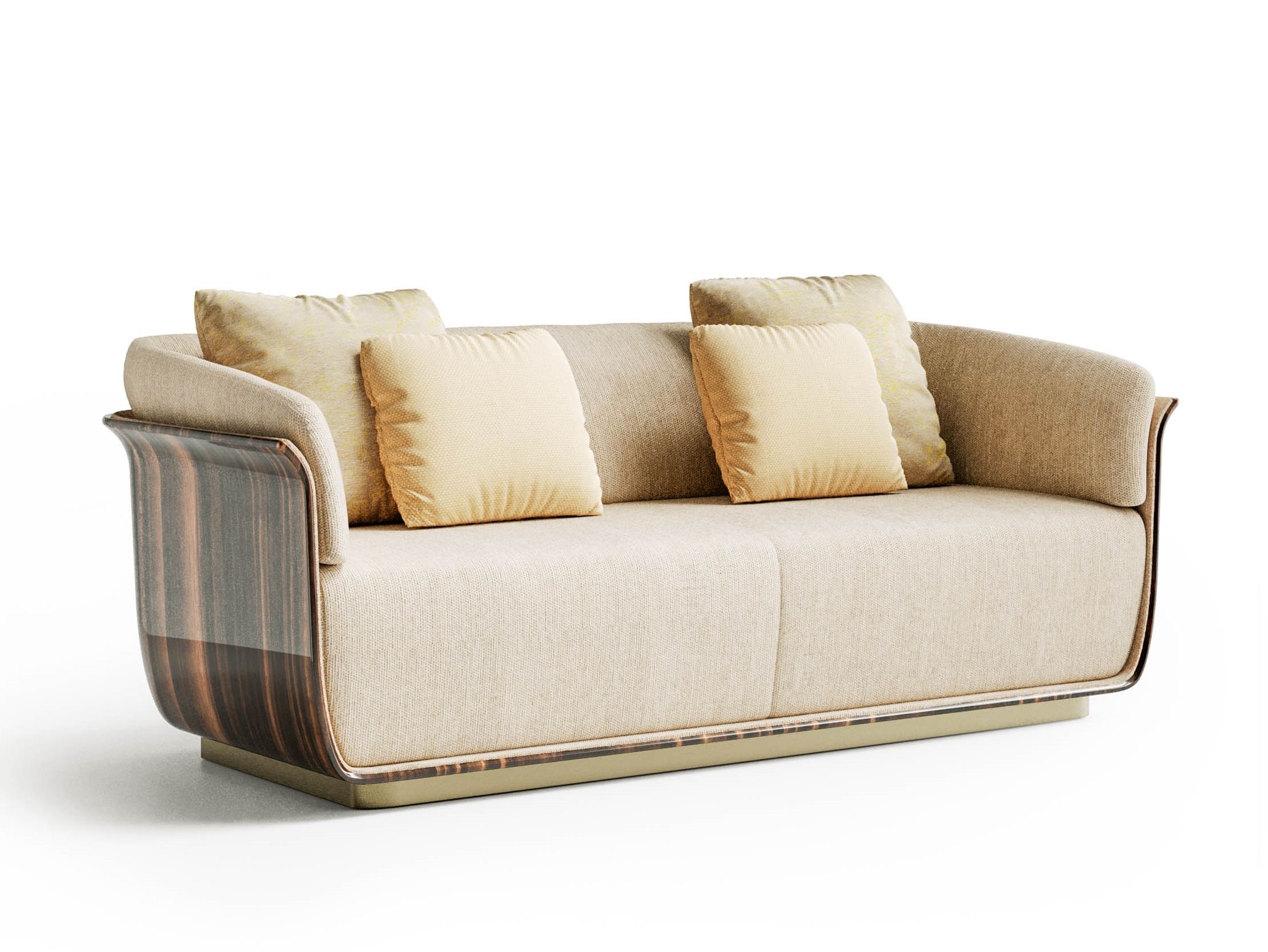 2-местный диван из ткани и дерева Capital Collection Mon Allure ARCH-00102436