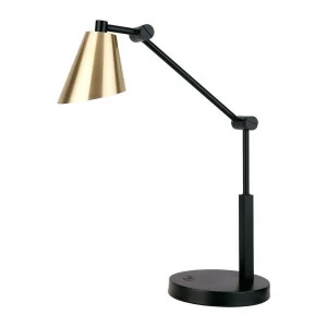 Настольная лампа Elektrostandard Tl70100 Fabula сатинированное золото 4690389115318 ELEKTROSTANDARD КЛАССИЧЕСКИЕ 195529 Золото;черный