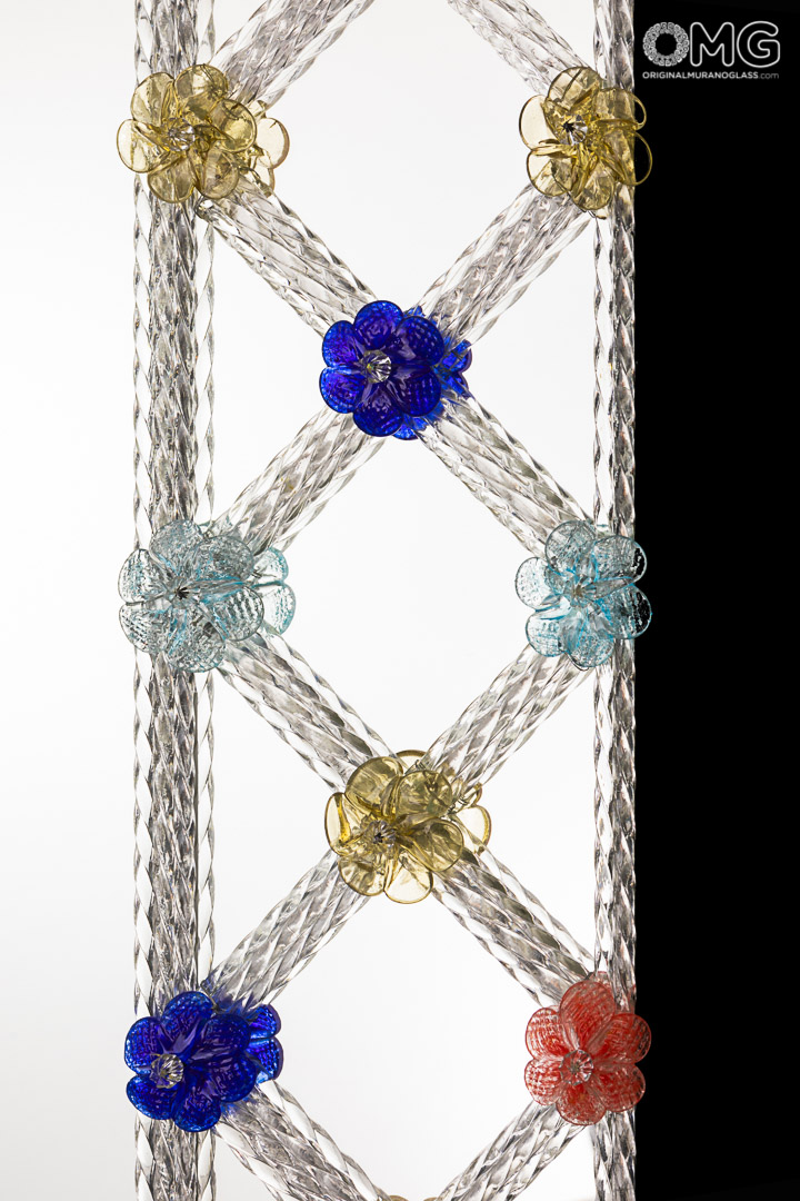 3643 ORIGINALMURANOGLASS Венецианское зеркало Клаудий - муранское стекло OMG  см  - Вид №1