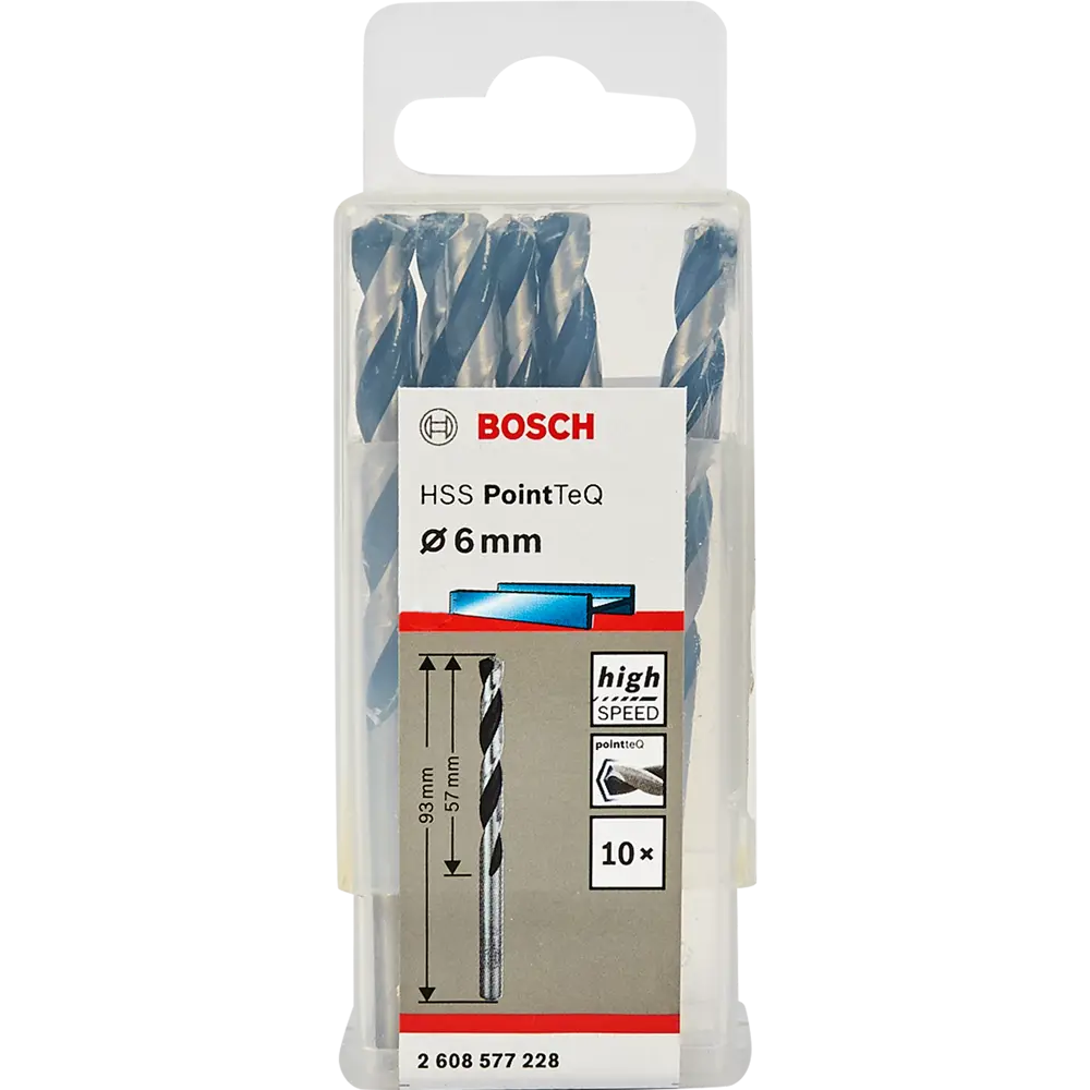 Набор свёрл по металлу Bosch PointTeQ 6x93 мм, 10 шт. 83433514 STLM-2072927 BOSCH PROFESSIONAL  - Вид №3