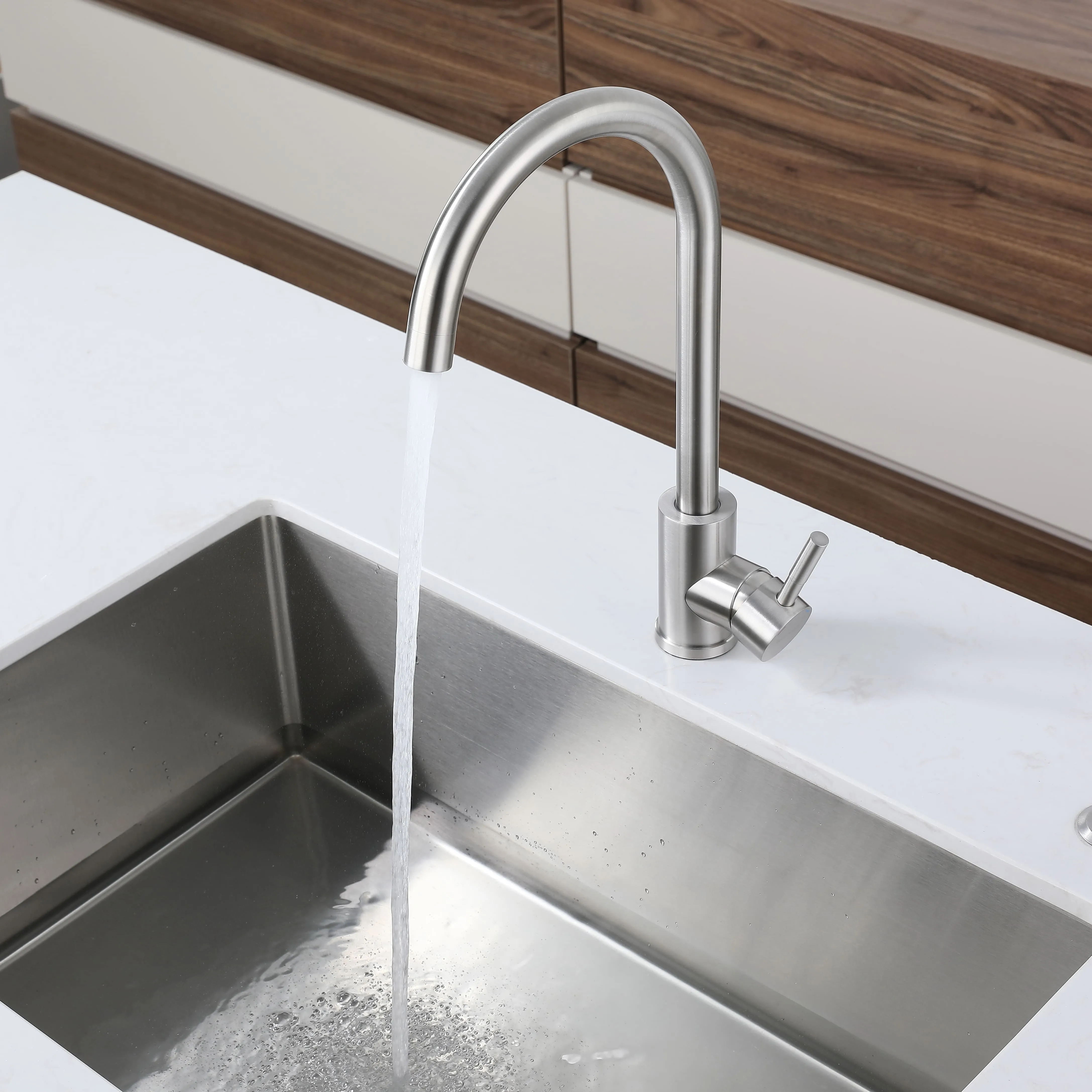 Кухонный смеситель Z-5410 темно-серый GranFest QUARZ - Вид №2