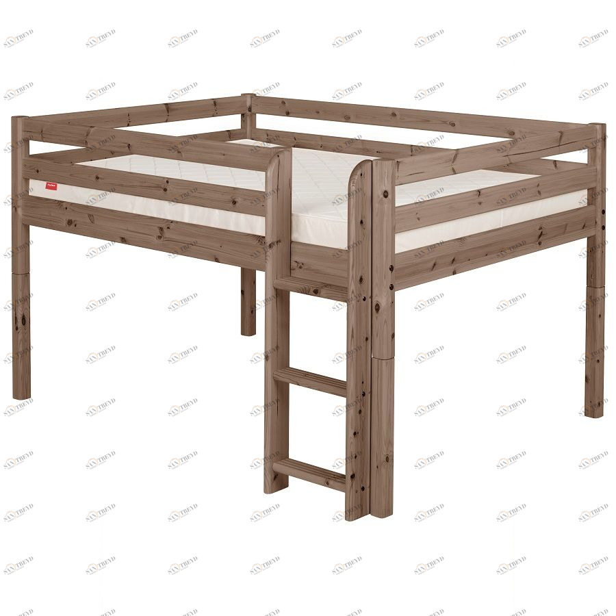 Кровать Flexa Classic односпальная, коричневая, 200 см 901010811