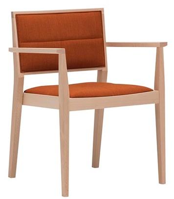 Andreu World Стул из бука с подлокотниками Manila So2033 - Вид №10