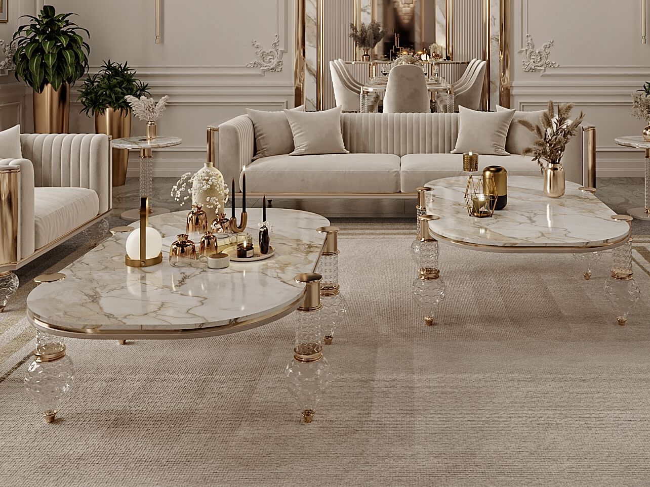 Овальный журнальный столик Zebrano Velovis ARCH-00062297