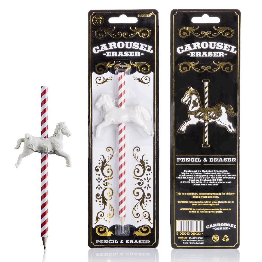 Карандаш с резинкой SUCK UK SKERASERHORSE1 - Вид №3