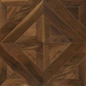 Модульный паркет Da Vinci Sincere Орех Европейский (Грецкий) Натур (Гладкая) 422х422 мм.