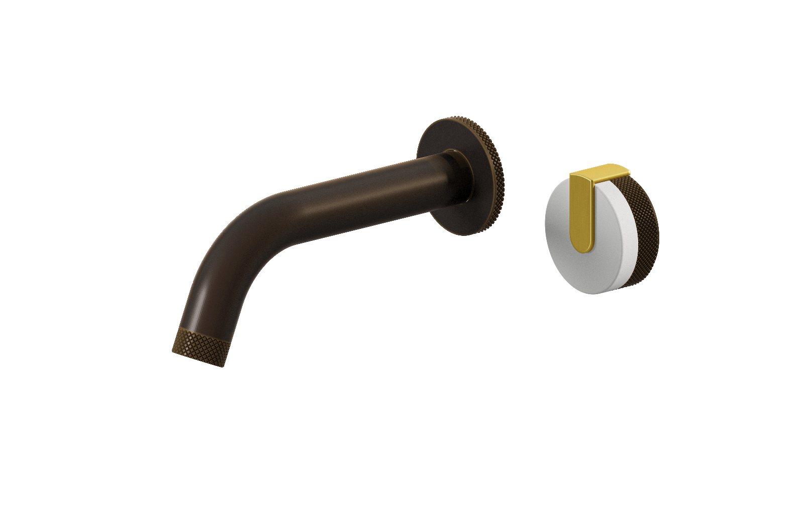 E-11535-R1WT-L1BB-OB Настенный прогрессивный смеситель скрытого монтажа для раковины GRAFF MOD+