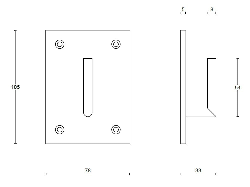 Вешалка для одежды из нержавеющей стали Formani ARCH-00138401 - Вид №3