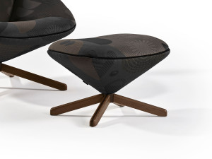 Тканевая спицевая подставка для ног