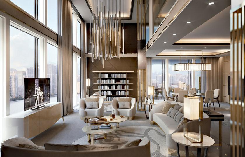 Bizzotto Круглый мраморный журнальный столик для гостиной Symphony - infinity sun-id-1382851 - Вид №2