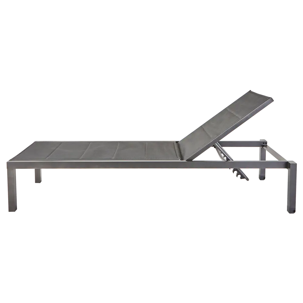 Шезлонг Naterial Aquila II 200x36x75 см алюминий/текстилен серый 84494100 STLM-2204471  - Вид №7