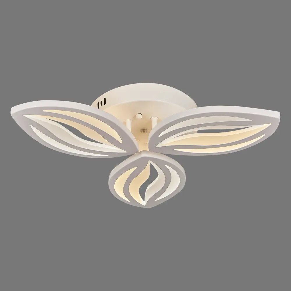 Люстра потолочная светодиодная Escada 10221/3LED 47W с пультом управления, 13 м², регулируемый белый свет, цвет белый 88294267 STLM-2115191  - Вид №2