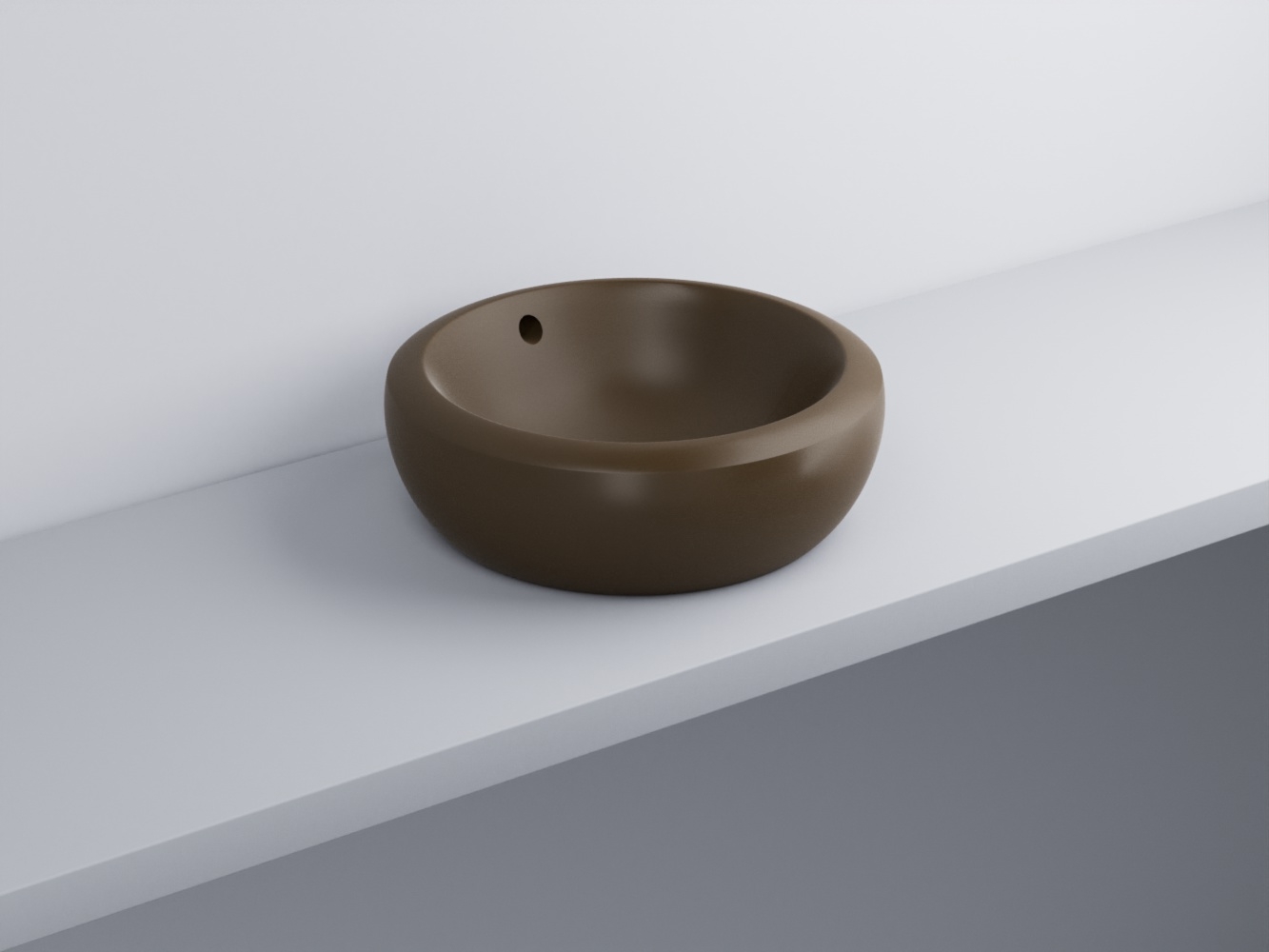 FLLA45-CA Раковина накладная прямоугольная 45 cielo Fluid Ceramica Cielo