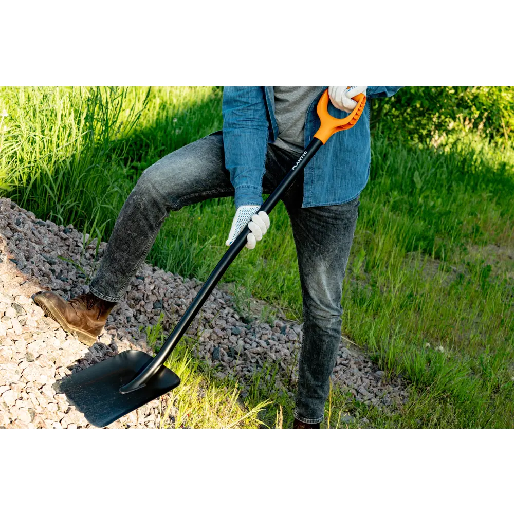 Совковая лопата Plantic Terra для сыпучих материалов с эргономичной ручкой 84953709 STLM-0057311 - Вид №6