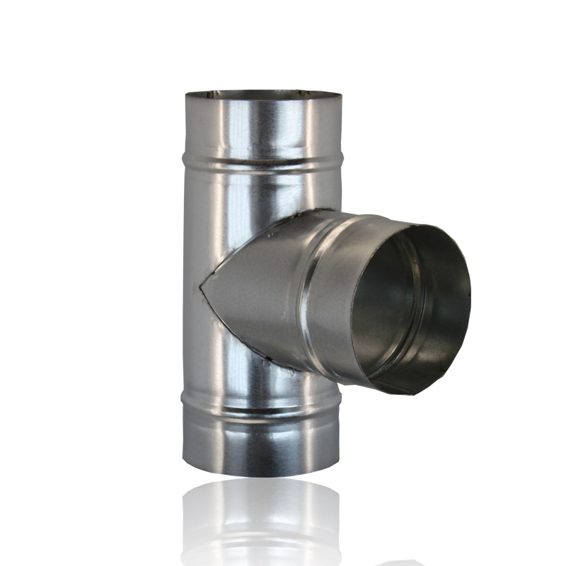 Тройник круглый (оц. сталь) d200/200/200 Santreyd 00-0232-013 - Вид №1