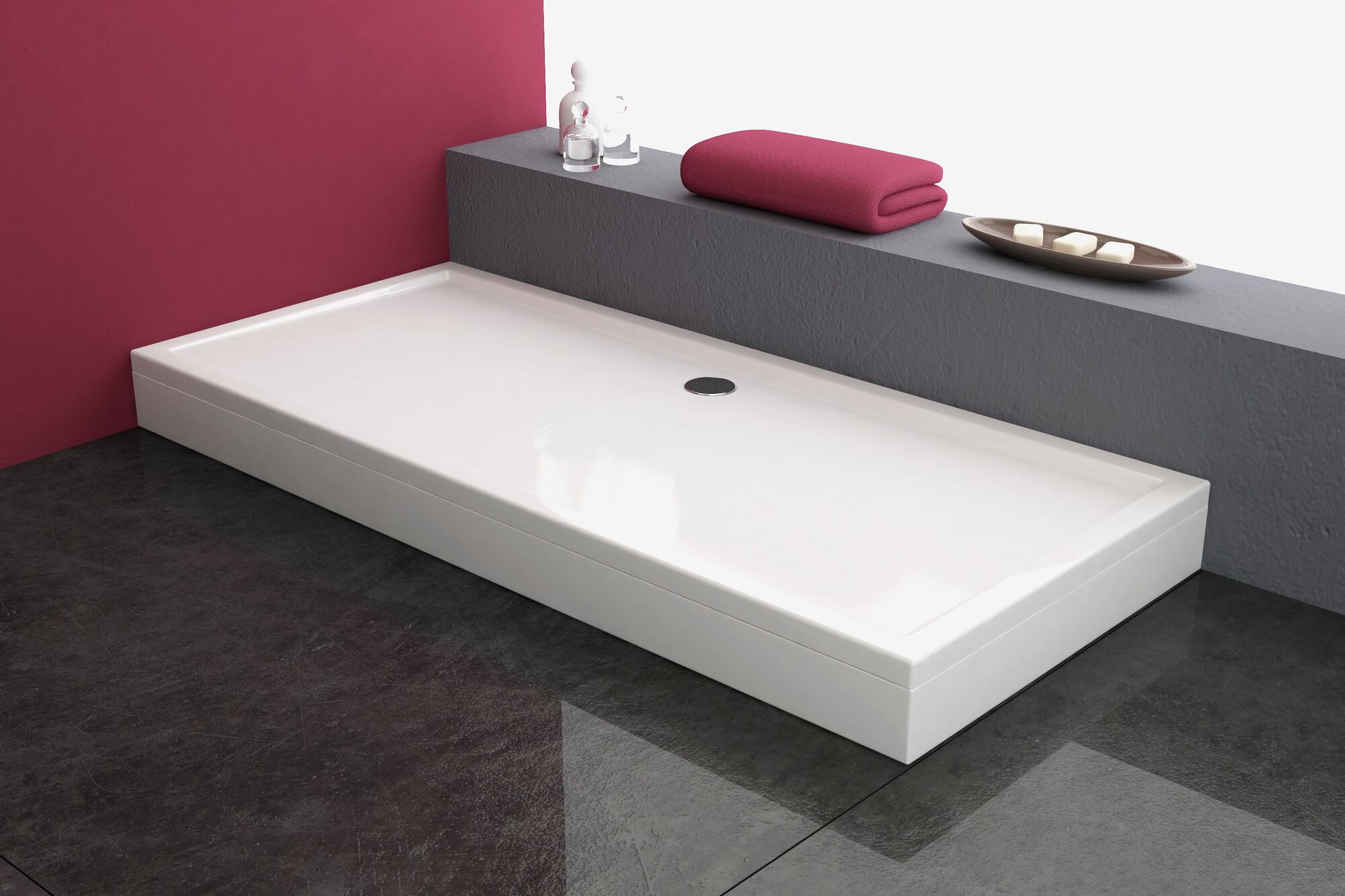 Поддон для душа акриловый Kolpa-San Flamenco 00526  Словения  - Вид №1