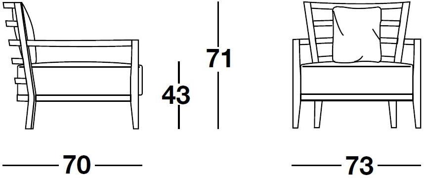 Frigerio Salotti Кожаное кресло с подлокотниками Louise sun-id-1516652 - Вид №2