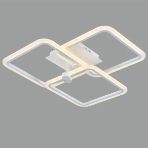 Люстра потолочная светодиодная «Polvo» 23600-3 с пультом управления 16 м² регулируемый белый свет цвет белый