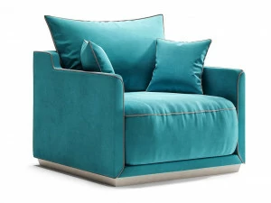 Кресло с мягкими подлокотниками и подушками голубое Soho THE IDEA ДИЗАЙНЕРСКИЕ 00-3952360 Голубой