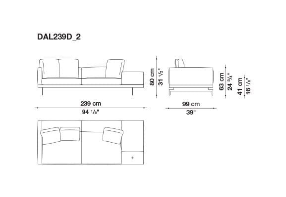 Кожаный диван B&B Italia док ARCH-00130675 - Вид №134