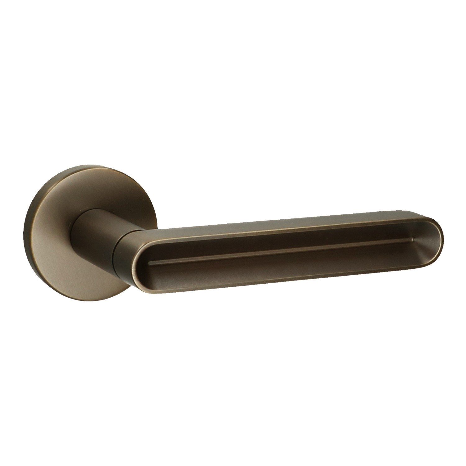 Латунная ручка на розетке Quincalux Комо ARCH-00104300 - Вид №1