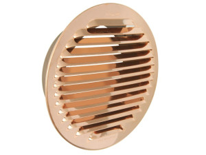 Встраиваемая решетка для отверстий диаметром от 80 до 200 мм с пластиковым отверстием