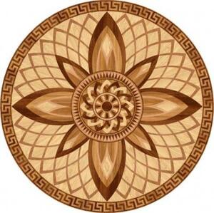 Художественный паркет Da Vinci Розетка 26-183 Дуб Селект (Гладкая) х1000диаметр мм.