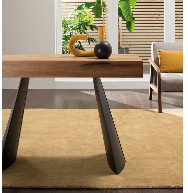 Ozzio Italia Выдвижная прямоугольная деревянная консоль  T028  - Вид №11