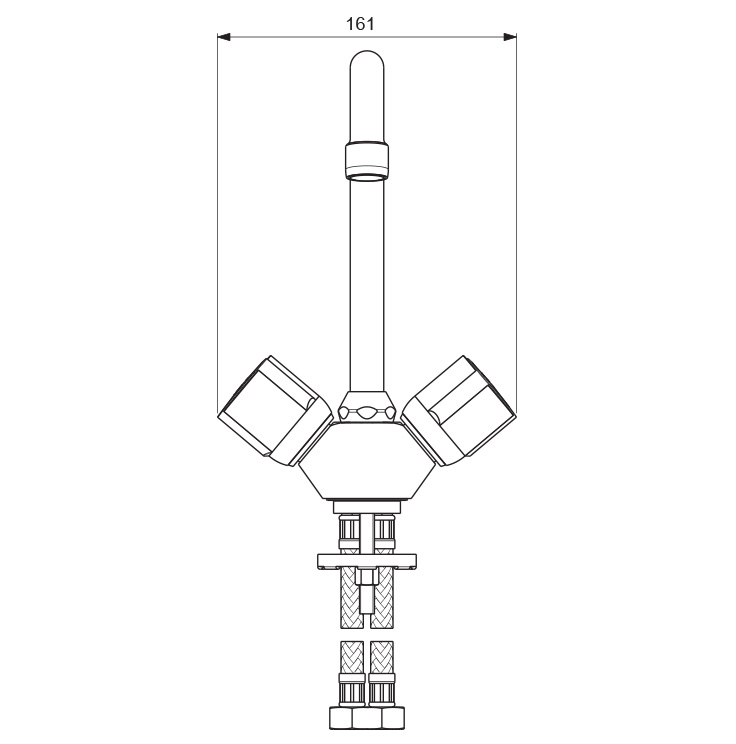 BA165AA Смеситель для кухни VIDIMA ECO - Вид №2