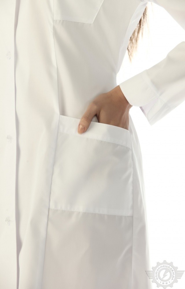 63523 Халат "Виктория"  Медицинская одежда  размер 40/170-176 Спецодежда  - Вид №2