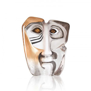 65172 Скульптура "Маска Домино", чёрная/золотая, 120/150 мм. Maleras