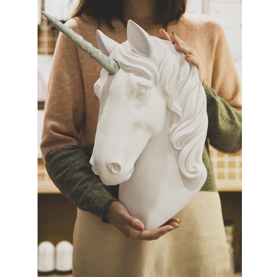 Голова декоративная «Единорог» Yagoodza, сирень/сирень Y1016 - Вид №1