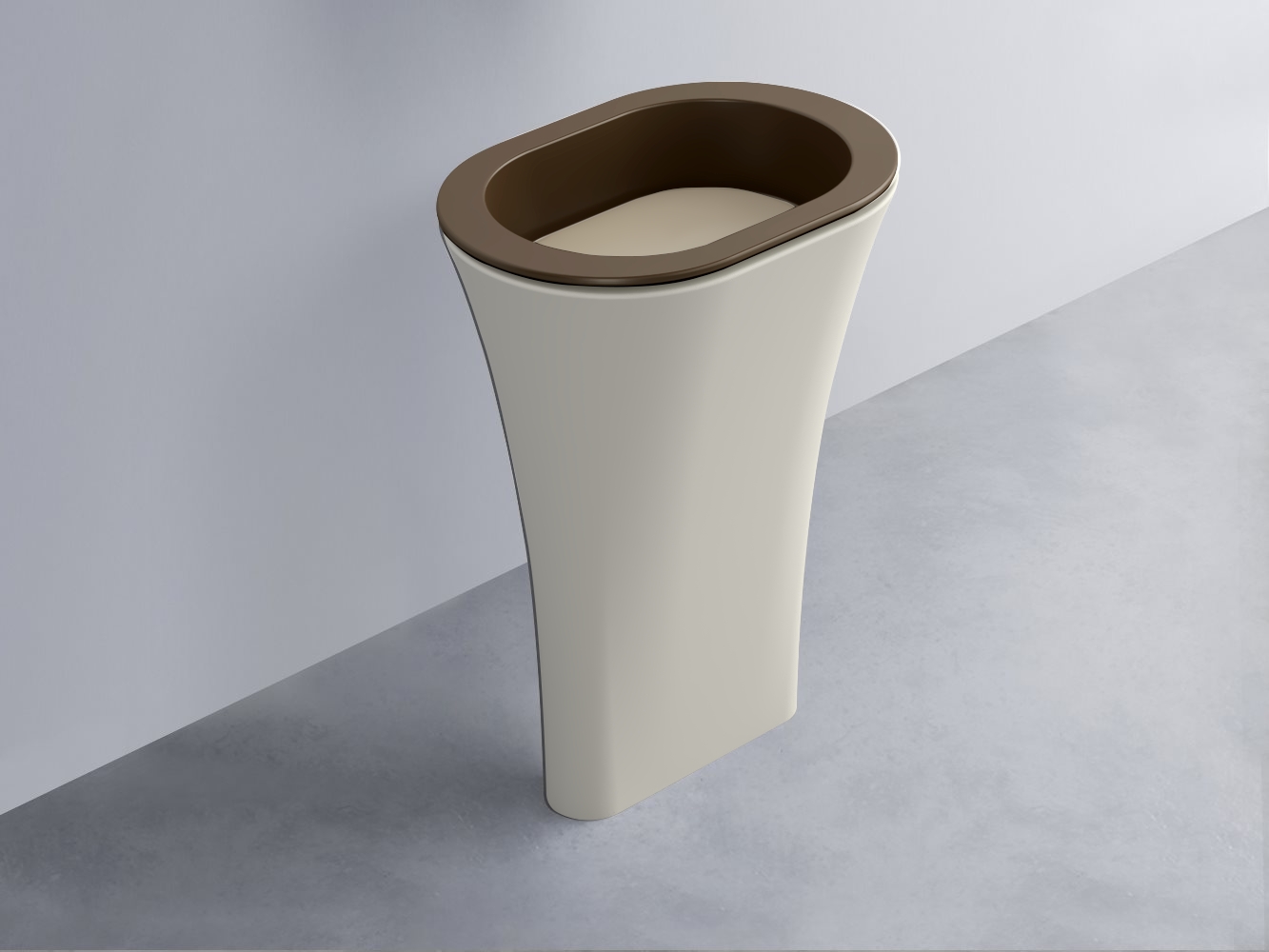AMLA65-CA+AMPILO-AV+AMCOLO-TL Раковина Amedeo Ovale отдельностоящая cielo Enjoy + Amedeo Ceramica Cielo