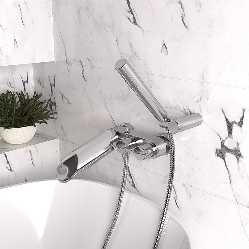 Paini Morgana 73CR105KM смеситель для ванны с аксессуаром - Вид №1