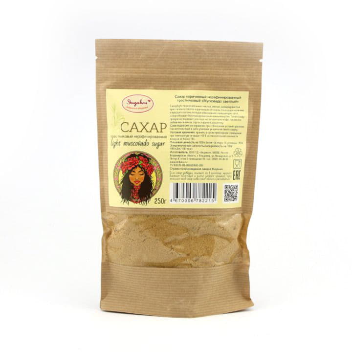 Сахар тростниковый Мусковадо светлый Эндакси Santreyd 4554 - Вид №1