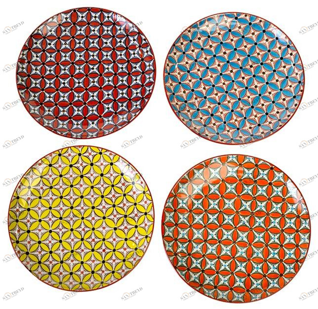 Pols Potten Набор керамических сервировочных тарелок Hippy 230-400-401