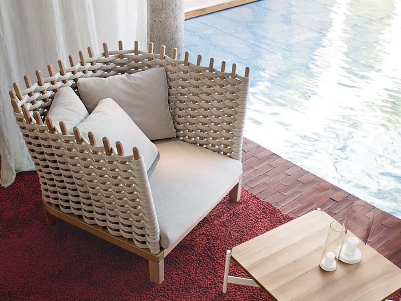 Paola Lenti Садовое кресло Wabi sun-id-1365443 - Вид №1