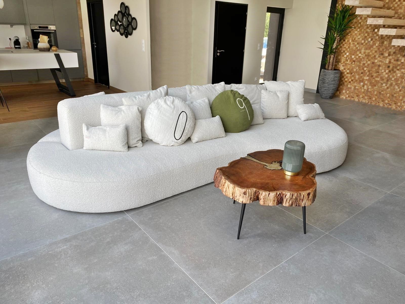 Двусторонняя изогнутая ткань диван CREARTE COLLECTIONS Lab Organic ARCH-00112827 - Вид №16