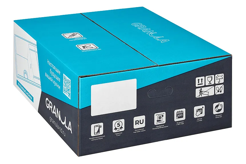 6001, СЛАНЕЦ, кухонная мойка, кварц GRANULA 6001-ST10 - Вид №2