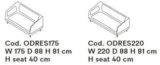 Tacchini Диван из ткани Dressed sun-id-1512263 - Вид №4