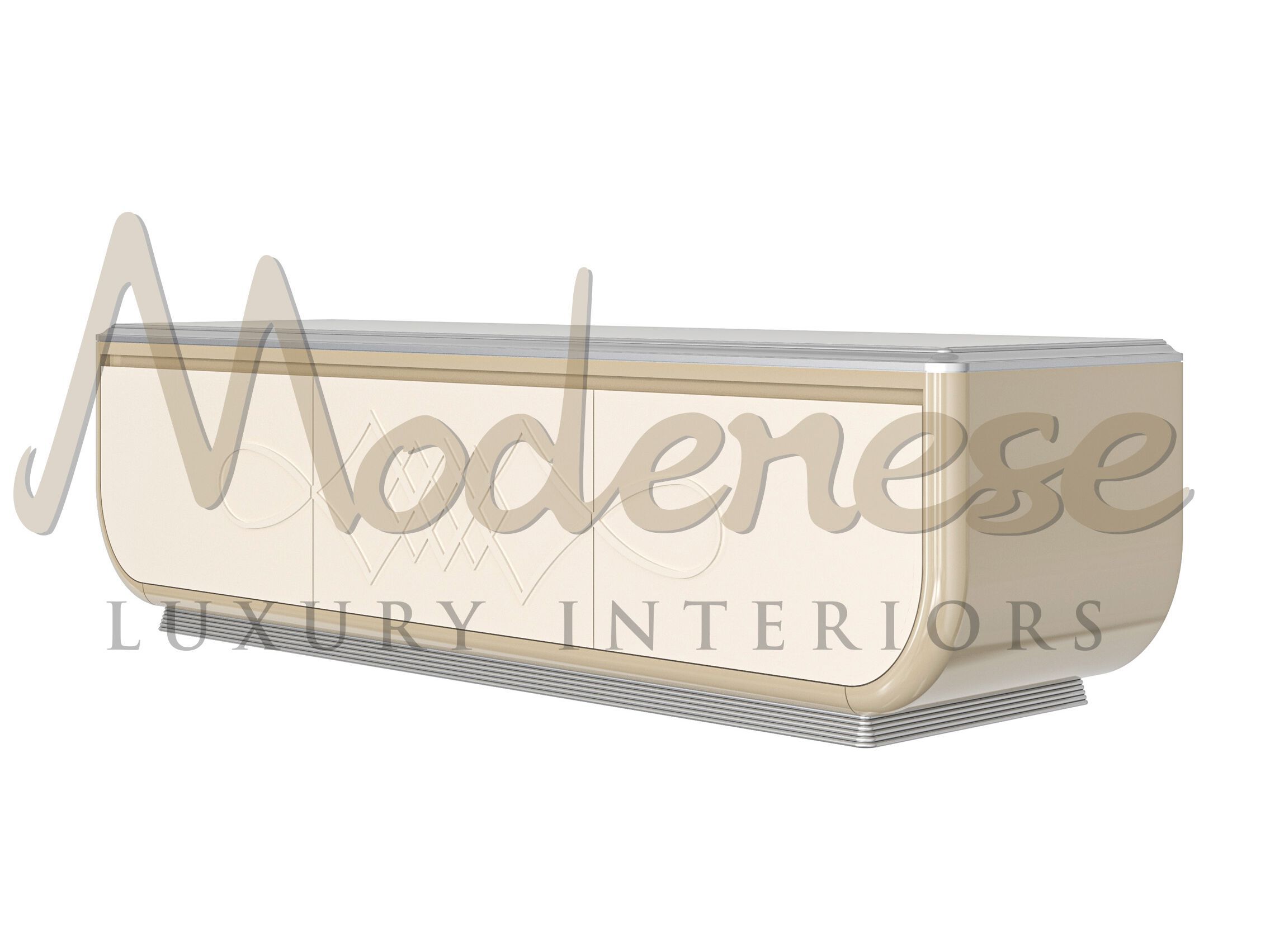 Шкаф для телевизора из бука с распашными дверцами Modenese Luxury Interiors SPECTRA ARCH-00082805