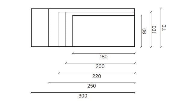 Прямоугольная столешница из дуба Devina Nais Free ARCH-00004391 - Вид №3