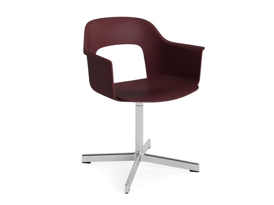 Вращающееся кресло из полипропилена с подлокотниками Hay макет ARCH-00133806 - Вид №30