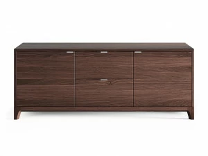 Тумба под телевизор с ящиками темный дуб Case THE IDEA  210257 Коричневый