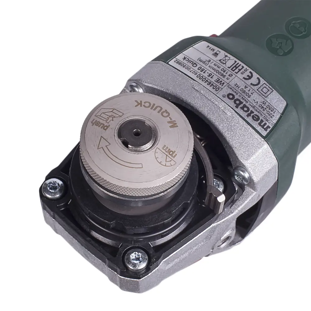 Углошлифовальная машина (болгарка) Metabo WE 15-150 Quick, 1550 Вт, 150 мм 18119683 STLM-2040148  - Вид №3