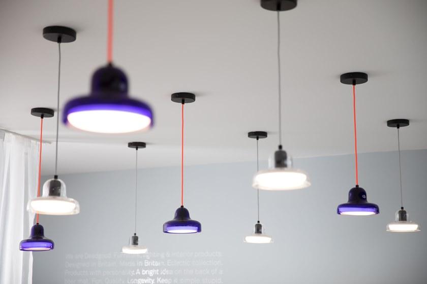 Deadgood Светодиодная подвесная лампа из дутого стекла  Bl1  - Вид №5